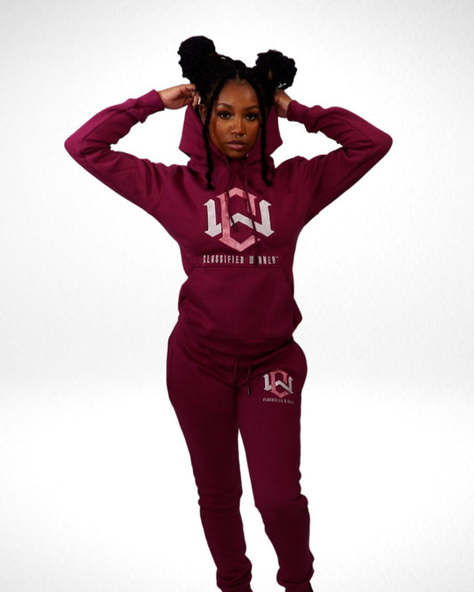 Women’s Plum Sweatsuit