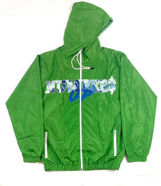 Classified Winner Green Windbreaker Short Set