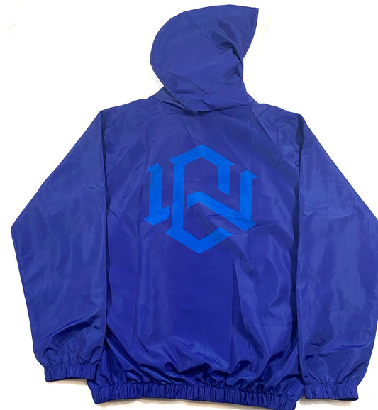 Classified Winner Blue Numbers Up windbreaker Short Set